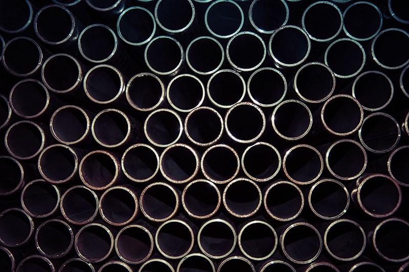 Steel sewer pipes