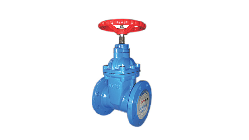 Lesso Flanged Resilient-seated Gate Valve with Gatage(Non-rising Stem)