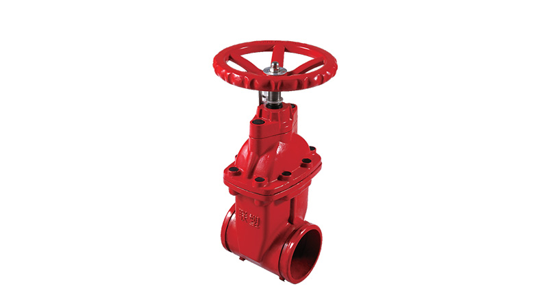 Lesso Grooved Resilient-seated Gate Valve with Gatage(Non-rising Stem)
