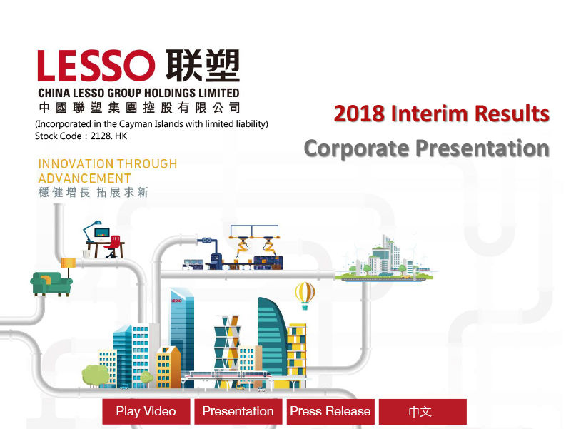 Lesso 2018 Interim Results Corporate Presentation