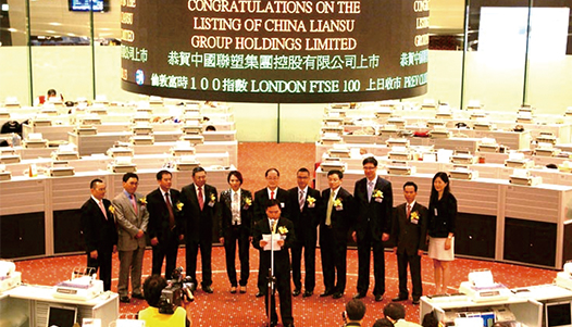 Lesso China Lesso was listed on the Mainboard of Hong Kong Stock Exchange. (Stock Name: CHINA LESSO, Stock Code: 2128.HK)