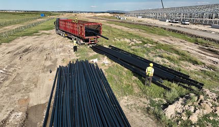 Empowering standardized farming base construction in Ulanqab with piping